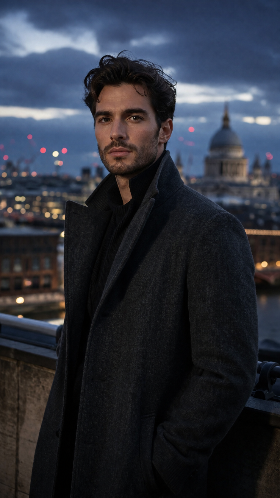 London Rain Portrait 2
