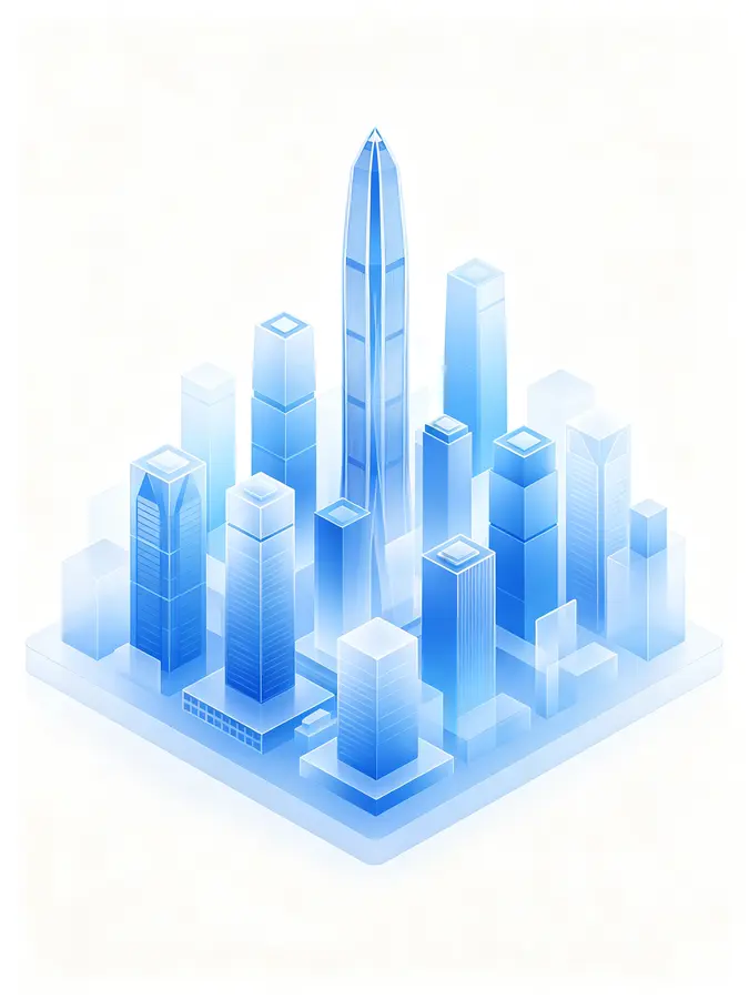Frosted Glass Skyline