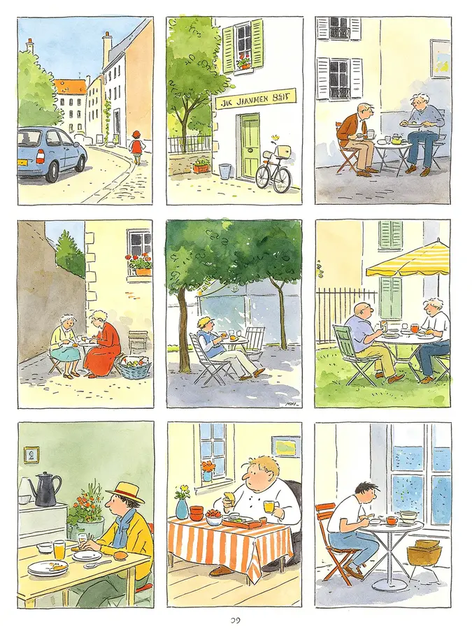 Watercolor Daily Grid