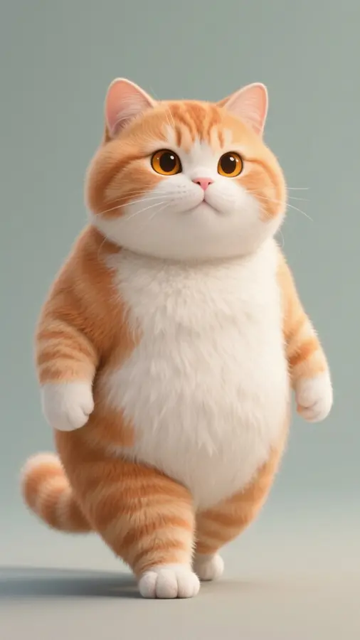 Hyperreal Orange Cat